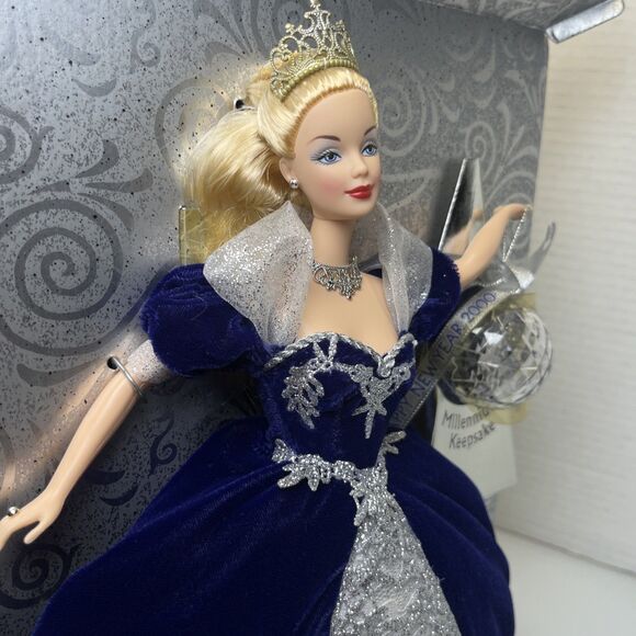 Mattel 2000 Barbie Doll Millennium Keepsake Special Edition Mattel New Years Eve - Picture 11 of 12